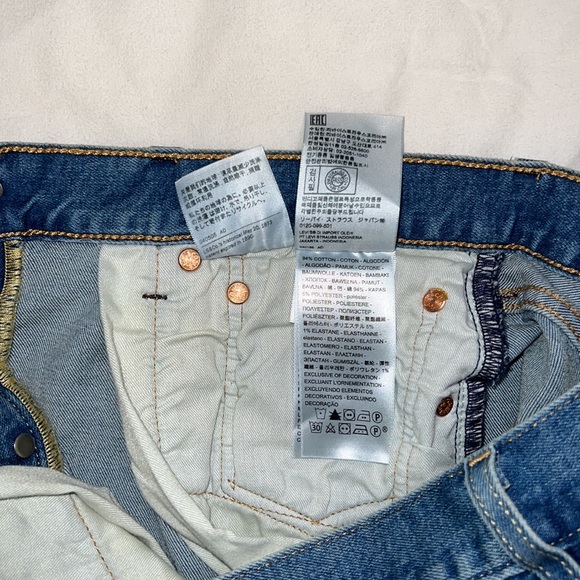 NWT Levi’s 501 Original Stretch Straight Leg Waist 31 - Picture 4 of 9